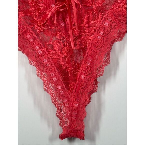 Vintage 1990's Victoria's Secret gold label lace negligee Size Small - Picture 5 of 8